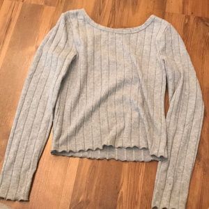 Grey medium long sleeved shirt from Garage